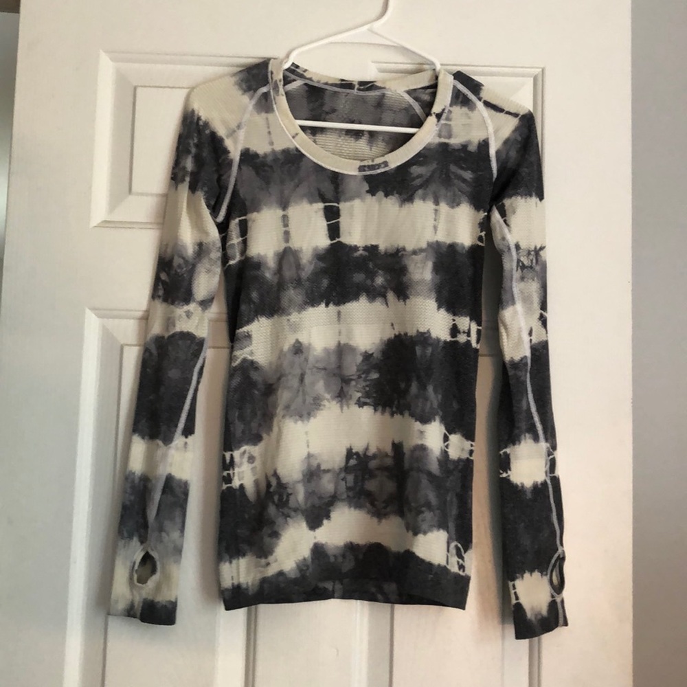Lululemon swiftly long sleeve in tie-dye!